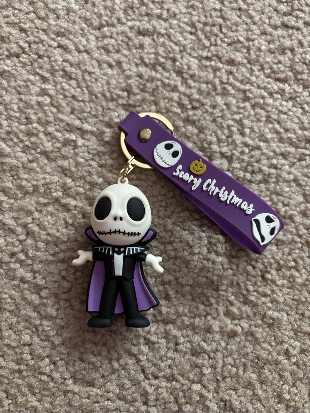 Jack Skellington Keychain Charm